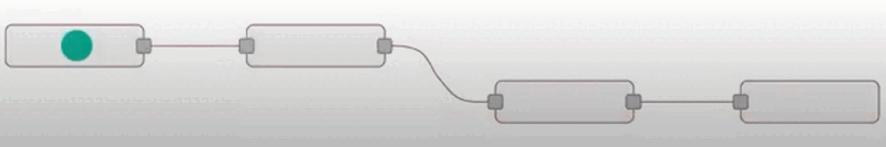 Node-RED message passing animation